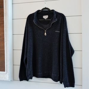 Navy blue Columbia fleece pullover -B5